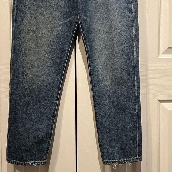 Madewell Blue High Rise Ankle Length The Mom‎ Jeans Size 28 NWT - Picture 3 of 12